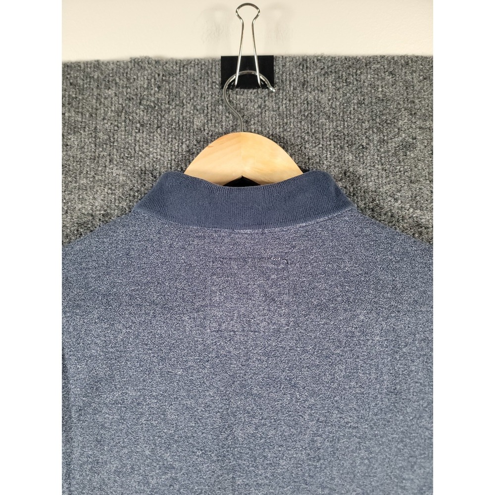 Vintage Hollister Polo Shirt Men Small Blue Preppy Y2K Cotton Short Sleeve Beach - Picture 5 of 11